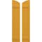 Ekena Millwork Americraft 3-Board (2 Batten) Wood Joined Board-n-Batten Shutters w/Ellipt Top, ARW101BE311X77TUH, PR ARW101BE311X77TUH - alternate 1